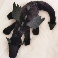 NEW Jellycat Onyx Dragon Plush – Black - RETIRED RARE 50cm - New WITH TAGS Gifts picture