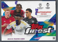 2023-24 Topps Finest UEFA Club Competitions Factory Sealed Hobby Box picture