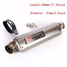 440mm Motorcycle Universal Exhaust Pipe 2