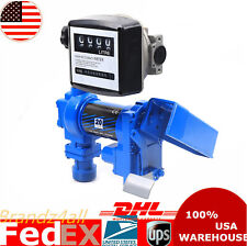 12V DC 20GPM Diesel Gasoline Anti-Explosive Fuel Transfer Pump with Oil Meter picture