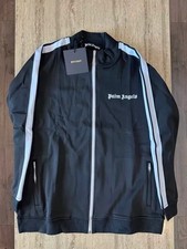 🔥Palm Angels 🔥 Black Tracksuit Jacket Black/White - Size: X-Large picture
