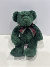 Stuffed Bear Russ Berrie Spearmint from the Past Plush Green 11