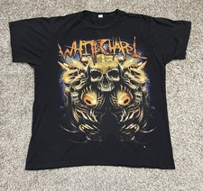 White Chapel Deathcore Band T-Shirt Black Size Medium Short Sleeve picture