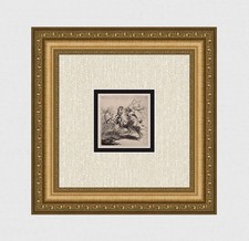 WOW 1800s REMBRANDT Historic Etching B117 
