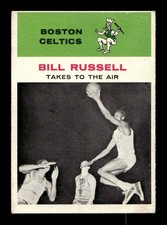 1961-62 Fleer #62 Bill Russell (HOF) VG-EX Basketball Card picture