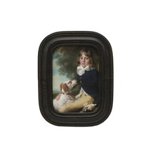 2.5x3.5 Small Vintage Picture Frame, Mini Antique Black Frame 2.5x3.5 Rectangle picture