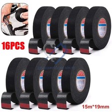 16 Rolls Cloth Tape Wire Electrical Wiring Harness Car Auto SUV truck 19mm*15m picture