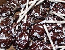 25X Chocolate Tootsie Roll Pops TWO DOZEN +1 Lollipops FRESH, ships in box picture