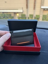 New Authentic Tumi McLaren Wallet Men Carbon Limited Slim Card Case Papaya picture