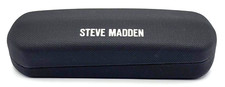 NEW - AUTHENTIC - STEVE MADDEN - MATTE BLACK - HARD EYEGLASSES CASE picture