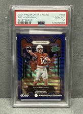 2024 Panini Prizm Draft Picks - Rated Prospect Arch Manning #192 Blue Wave Prizm picture