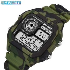 Outdoor Military Mens Digital Watch Sports Waterproof Multifunctional Luminous picture