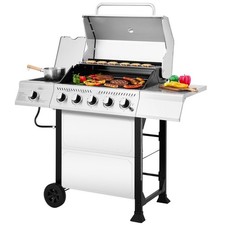 Royal Gourmet 5-Burner BBQ Liquid Propane Gas Grill with Side Burner, 60000 BTU picture