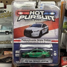 GreenLight Hot Pursuit Pennsylvania State Police Ford Interceptor Green Machine picture