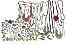 Vintage Estate Jewelry 75+ Pc GF Signed Monet Trifari Japan Og Robert Boucher picture