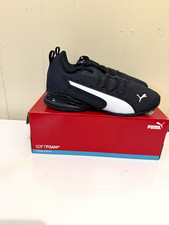 PUMA Axelion NXT Camo Men’s Black/White Low Top Lace-Up Knit Sneakers picture