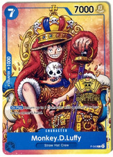 Monkey.D.Luffy (2nd Anniversary Stamped Promo) P-043 - One Piece TCG - English picture