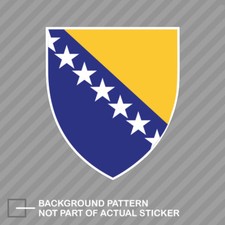 Bosnian Coat of Arms Sticker Decal Vinyl Bosnia and Herzegovina flag BIH BA picture