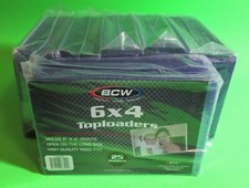 150 6X4 PHOTO TOPLOADERS-CLEAR-ARCHIVAL SAFE - HIGH QUALITY PVC - BY BCW picture