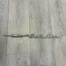Original 1962 Chevrolet Bel Air Rear Quarter Panel Emblem PN #4843777 picture