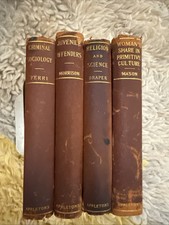 Antique 1896 Juvenile Offenders Woman’s Share Primitive Culture 4 Vols Appleton picture