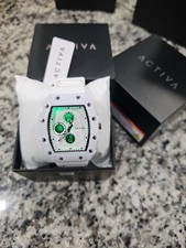 Activa X Invicta Digital Essentials Men's Watch tonneau (barrel) shaped white picture