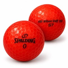 Assorted Red Mix Used Golf Balls, Mint/Near Mint Quality Mix, 3 Dozen picture