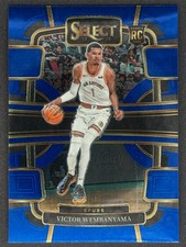 VICTOR WEMBANYAMA 2023-24 Panini Select Blue Concourse Rookie RC #87 | Spurs picture