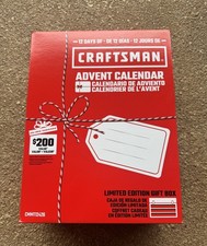 CRAFTSMAN 12 Days Advent Calendar CMMT12426A LIMITED GIFT BOX ~ SHIPS NOW FREE picture