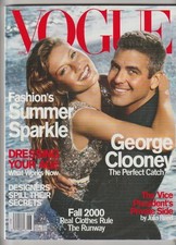 Vogue Magazine June 2000 Gisele Bündchen~George Clooney~Al Gore~Fashion~No Label picture