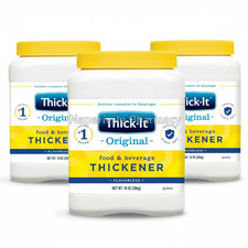 3 Pack Thick-It Original Food & Drink Thickener Unflavored 10 Oz Each Canister picture
