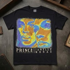 Prince Janelle Monae Concert T Shirt 2013 Mohegan Sun Mens Black Tour V3 picture