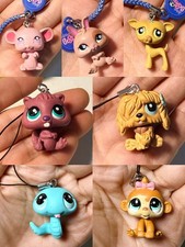 Hasbro Littlest Pet Shop lps 2010 Tomy Series Collection Keychain/Charm- 1.1inch picture