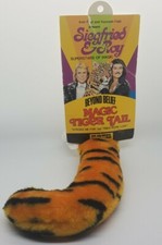 Vintage Siegfried & Roy Magic Tiger Tail Frontier LV Hotel Plush Souvenir 4 Luck picture