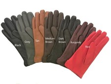 Womens Genuine Nappa Sheepskin Leather Lined Gloves  picture
