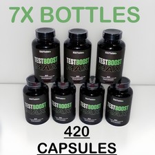 HUGE LOT 7 BOTTLES -TEST BOOST Max Sculptnation Build Muscle Men Fat Weight Loss picture