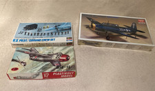 Vintage Military Model Airplane Kit Lot KP MiG-15 Hasegawa US Pilot Ground Crew picture