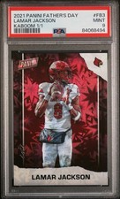 2021 Panini Father’s Day Lamar Jackson Kaboom 1/1 PSA 9 One Of One #FB3 picture