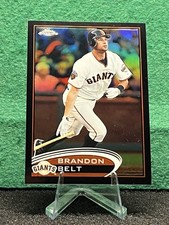 2012 Topps Chrome - Brandon Belt #123 Black Refractor /100 picture