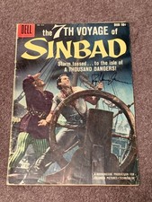 Four Color Comics # 944 Dell 1958  7th Voyage of Sinbad Signed Ray Harryhausen picture