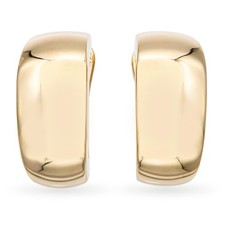 Vintage Mauboussin Paris 18k Yellow Gold Hoop Earrings picture