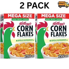 Kellogg’s Corn Flakes Original Cereal Mega Size 25.2 Oz Pack of 2 picture