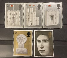 GB QEII SG802-SG806 Prince Charles Wales Investiture 1969 Set MNH SG802a picture