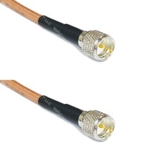 RG400 MINI UHF MALE to MINI UHF MALE RF Cable FAST-SHIP LOT picture