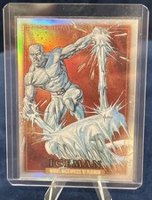 2024 Upper Deck Marvel Masterpieces '92 Platinum Iceman #40 Rainbow picture