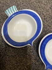 Pair of Picknick Series Radish Bowl By Marianne Westman For Rorstrand Sweden. picture
