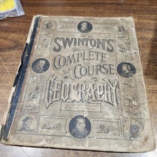 Vintage 1875 Swinton Complete Course Geography [Hardcover]  picture