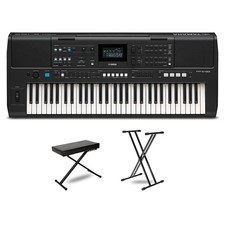 Yamaha Yamaha PSRE473 HighLevel Portable Keyboard Package Essentials Package picture
