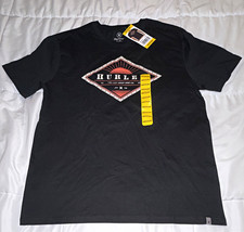 Hurley Men's Black Graphic Logo Crew Neck Short Sleeve Tee M HMS24-08311 NEW picture