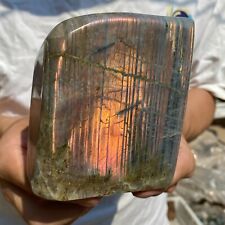 2.5lb Natural Flash Labradorite Quartz Crystal Freeform rough Mineral Healing picture